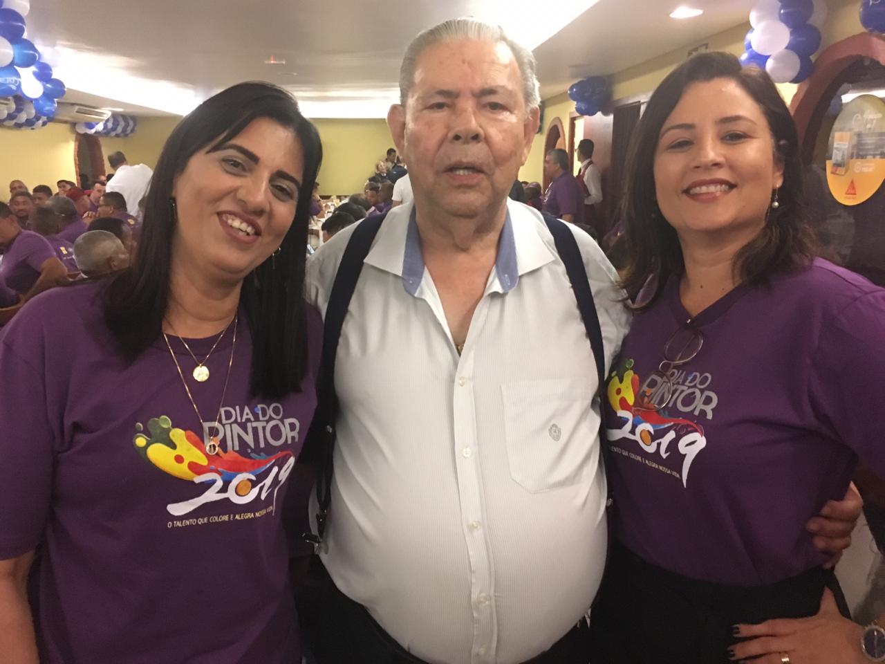 Albanise Salvino, Sr. Domingos Moreira e Zeila Nascimento